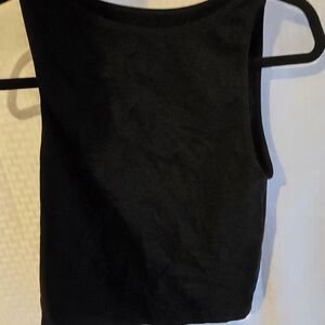 Black Sleeveless Top
